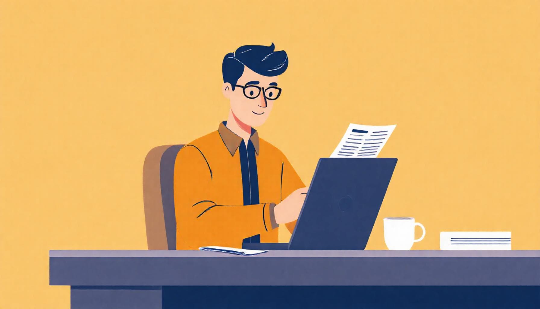 Freelancer reviewing bank statement data on a laptop for income verification