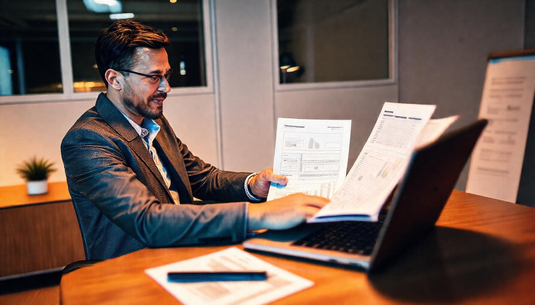 Bank statement data preparation for business loan application